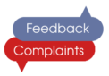 Feedback and complaints button